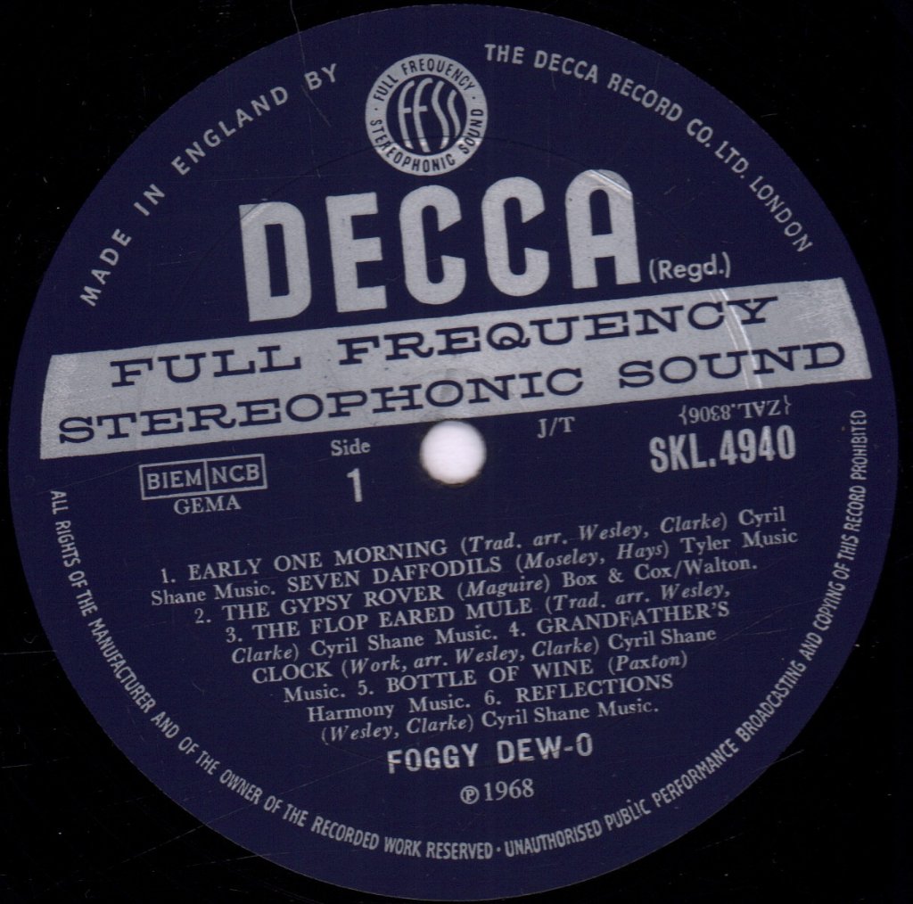 Foggy Dew-O - Foggy Dew-O - Lp