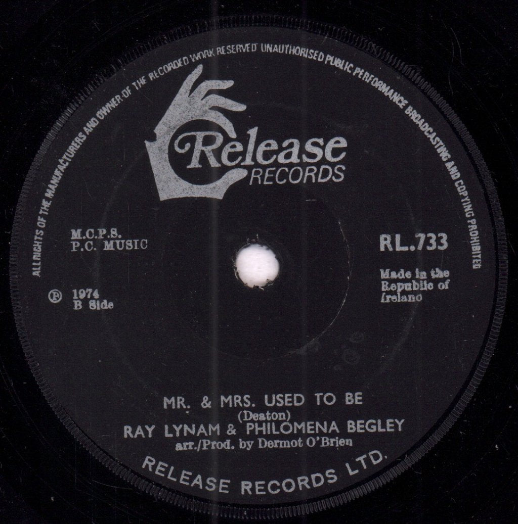 Ray Lynam And Philomena Begley - My Elusive Dreams - 7 Inch