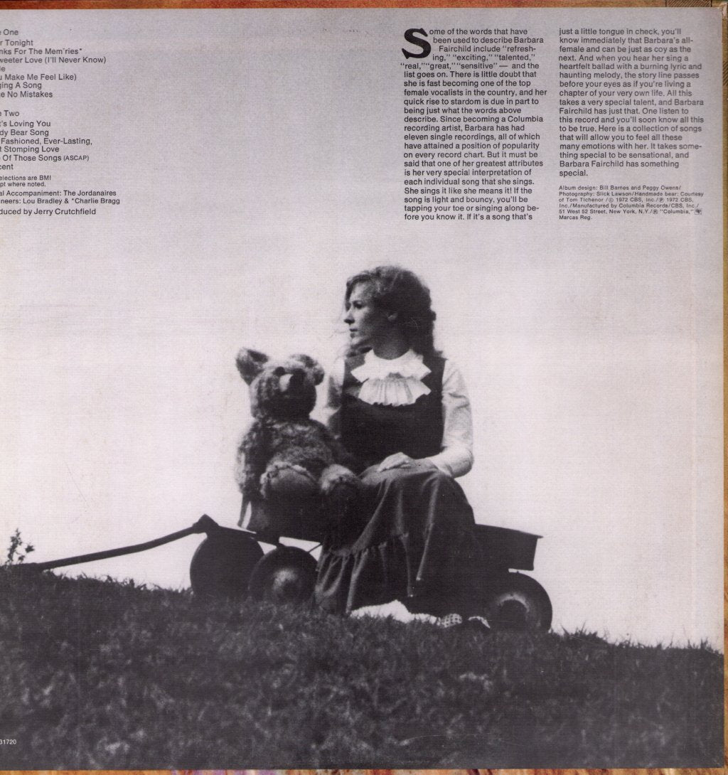 Barbara Fairchild - Teddy Bear Song - Lp