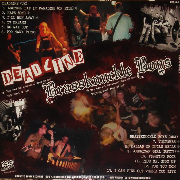 Deadline / Brassknuckle Boys - Can't Be Beaten! - The Split L.P. - Lp