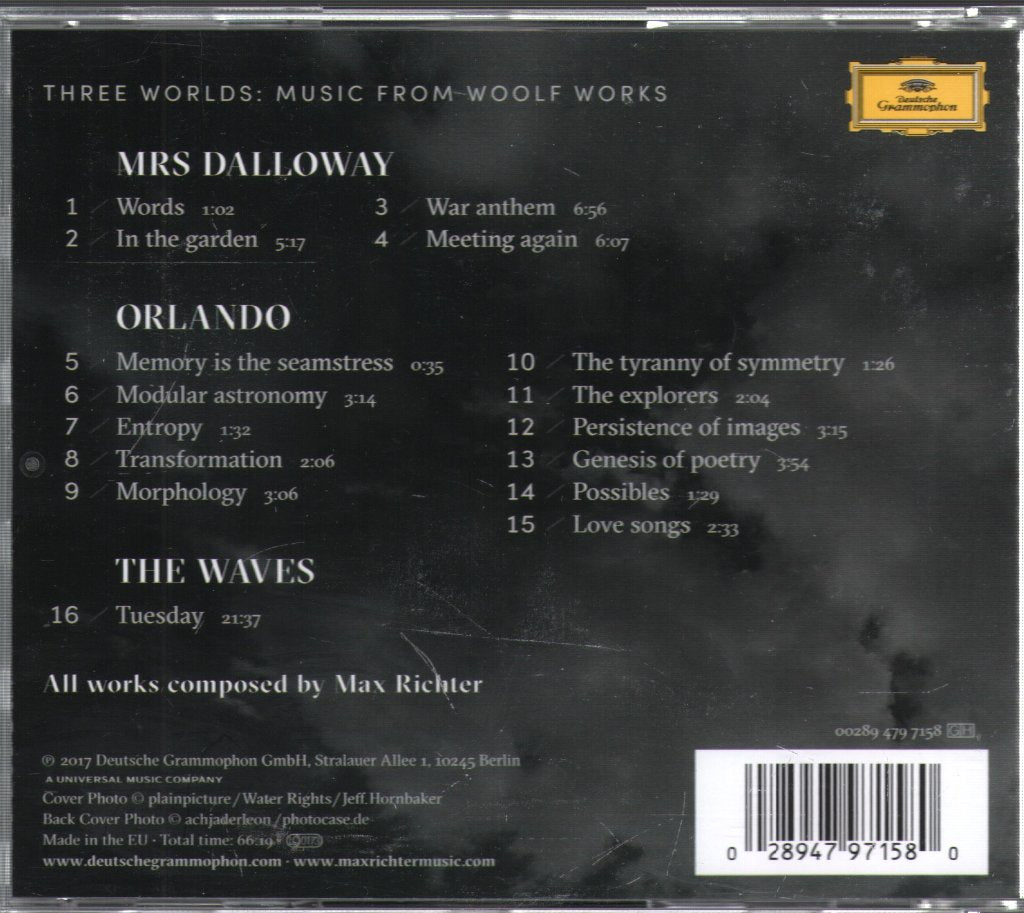 Max Richter - Three Worlds: Music From Woolf Works - Cd