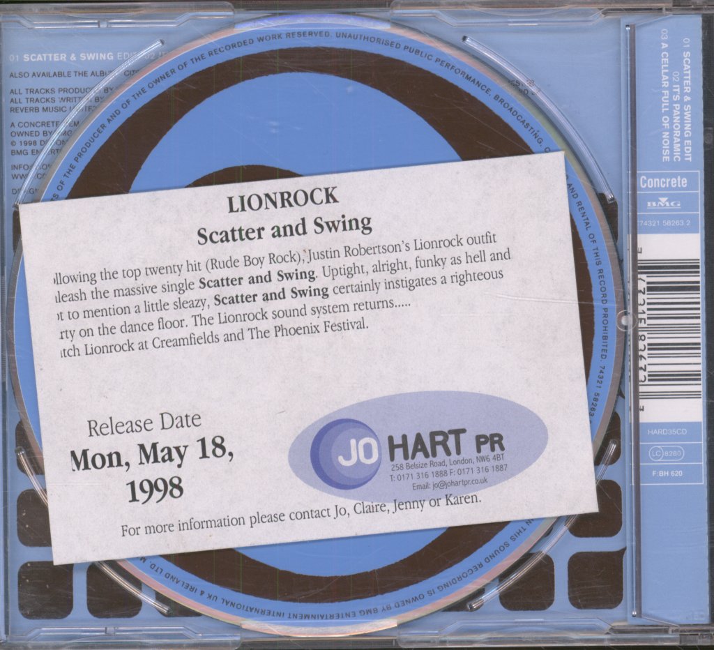 Lionrock - Scatter & Swing - Cd