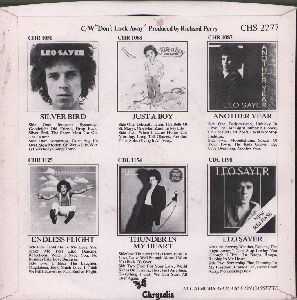 Leo Sayer - Raining In My Heart - 7 Inch