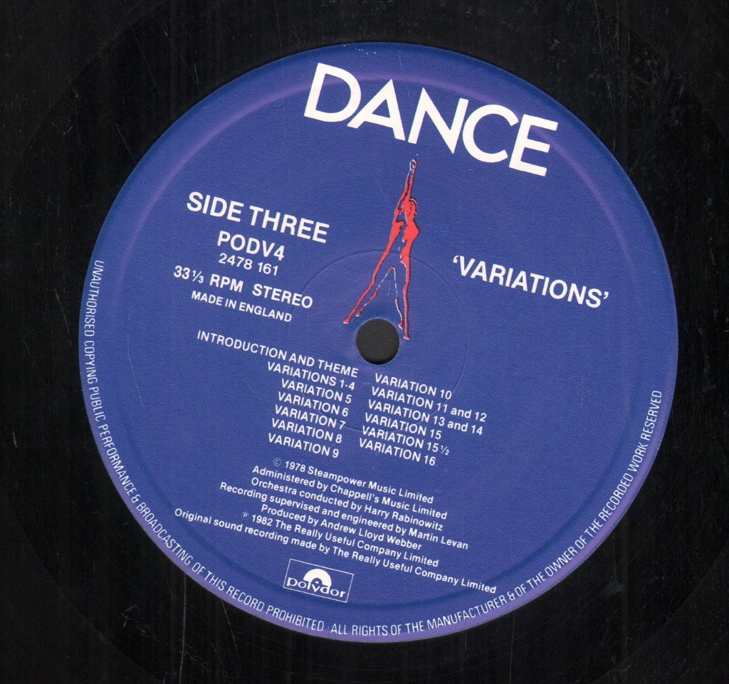 Various Artists - Andrew Lloyd Webber's Song And Dance - Double Lp