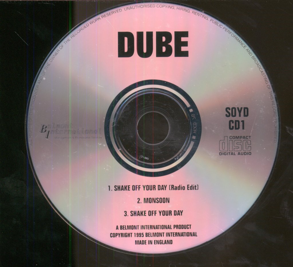 Dube - Shake Off Your Day - Cd