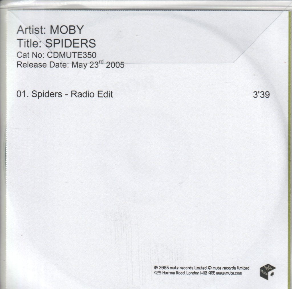 Moby - Spiders - Cdr