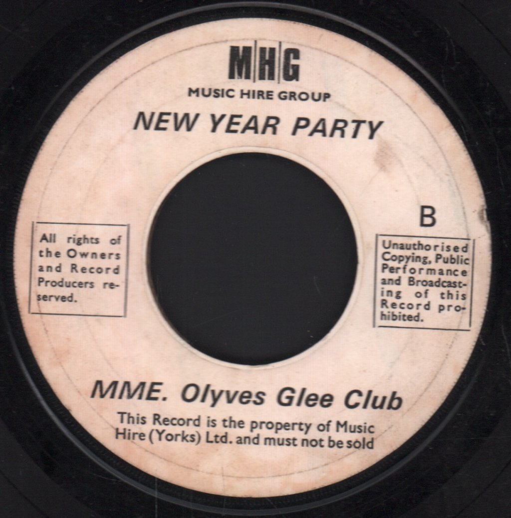 MME Olyves Glee Club - christmas party - 7 Inch