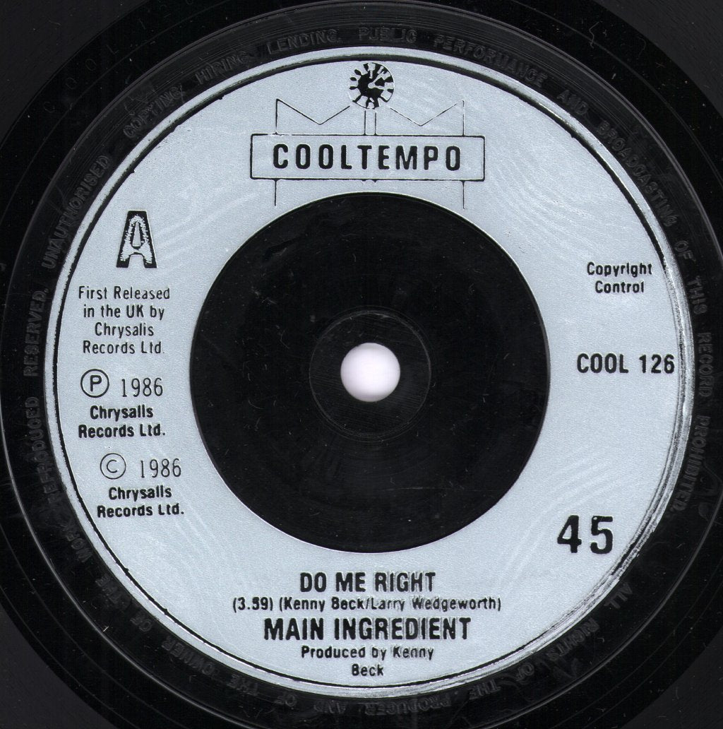 Main Ingredient - Do Me Right - 7 Inch