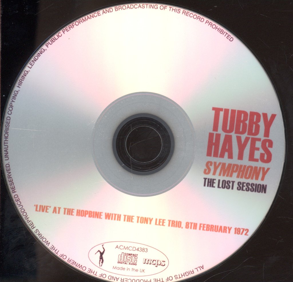 Tubby Hayes - Symphony The Lost Session - Cd