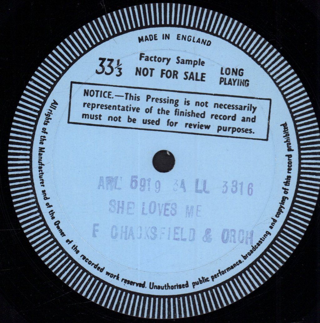 frank chacksfield & orch - She Loves Me - Lp