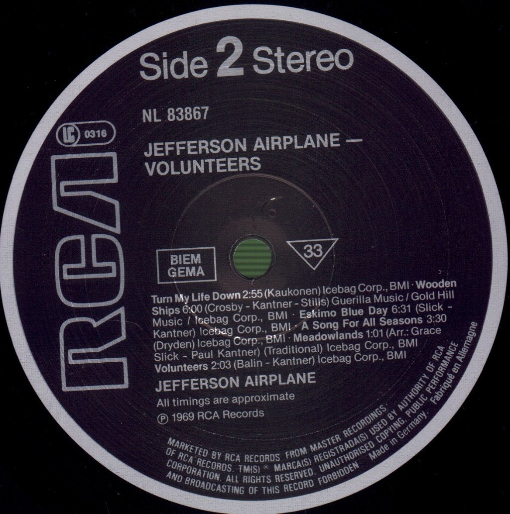 Jefferson Airplane - Volunteers - Lp