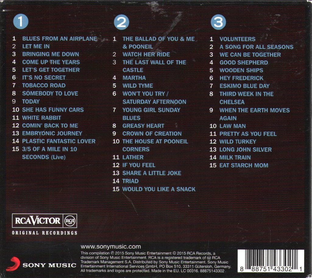 Jefferson Airplane - White Rabbit - Cd Set
