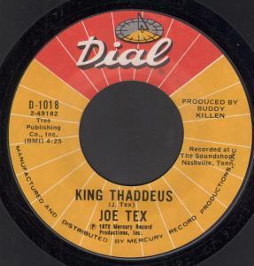 Joe Tex - King Thaddeus - 7 Inch