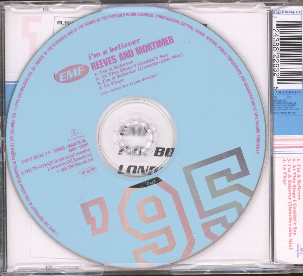 EMF/Reeves And Mortimer - I'm A Believer - Cd