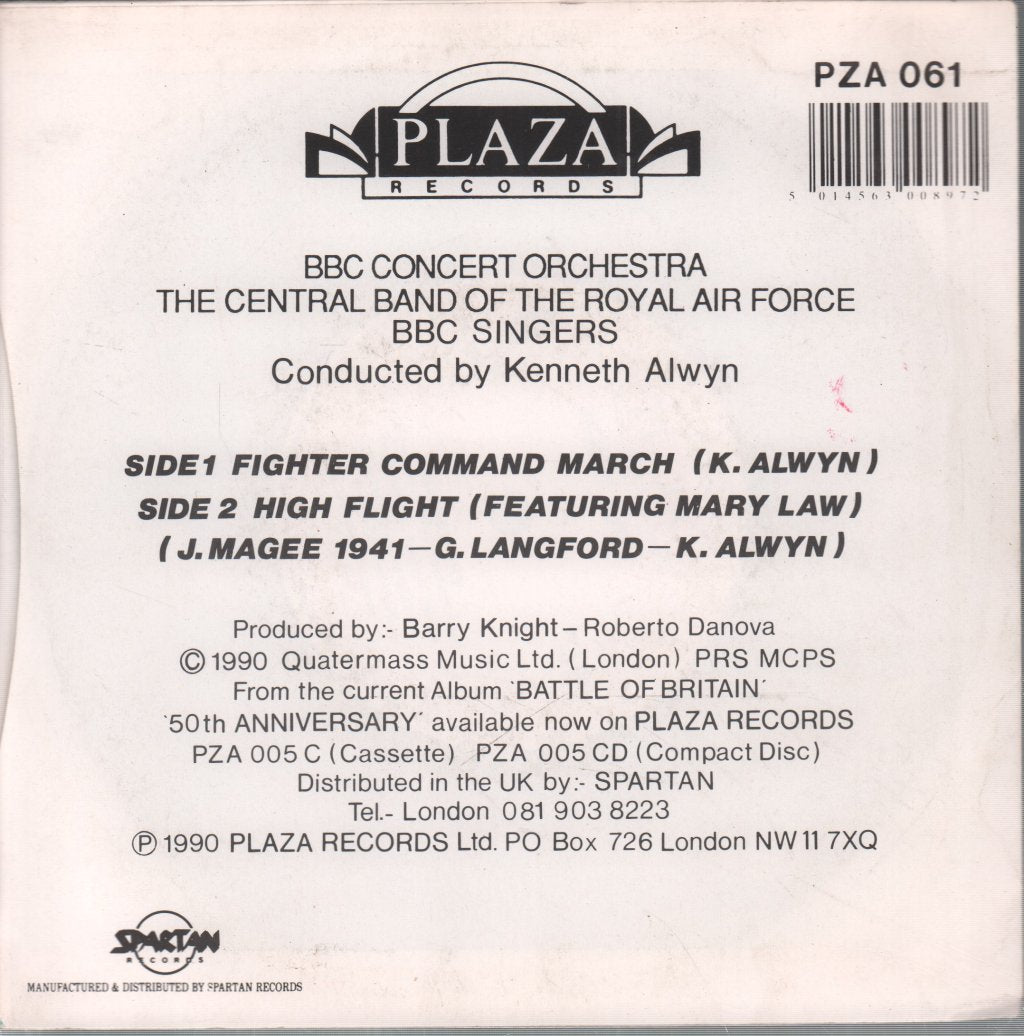 Bbc Concert Orchestra - Fighter Command March - 7 Inch