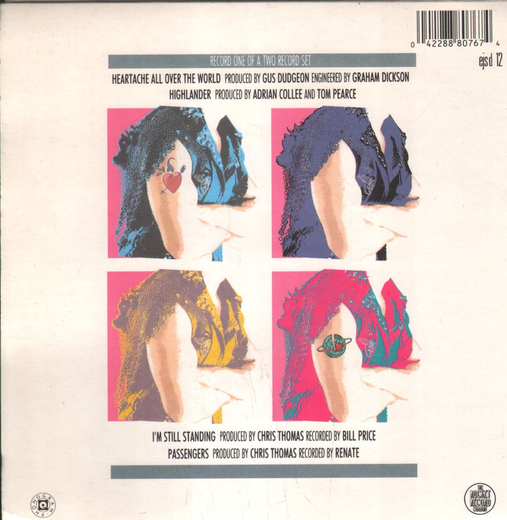 Elton John - Heartache All Over The World - 7 Inch