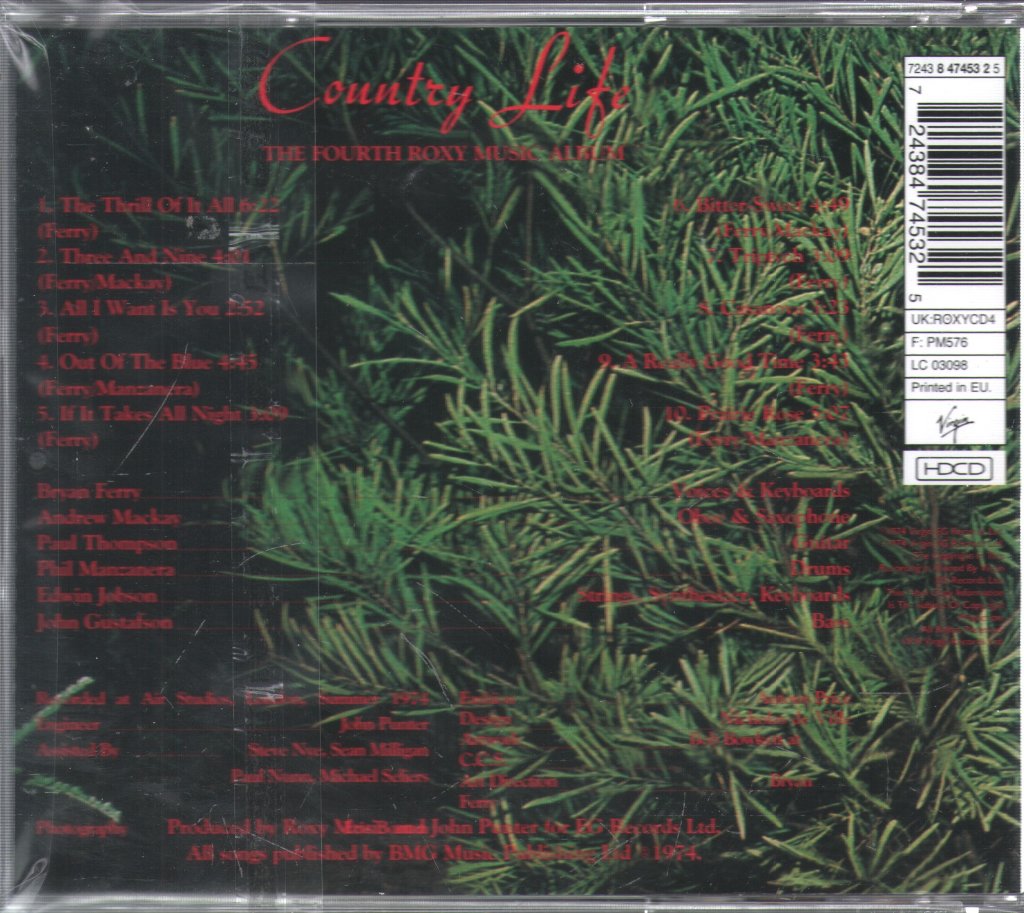 Roxy Music - Country Life - Cd