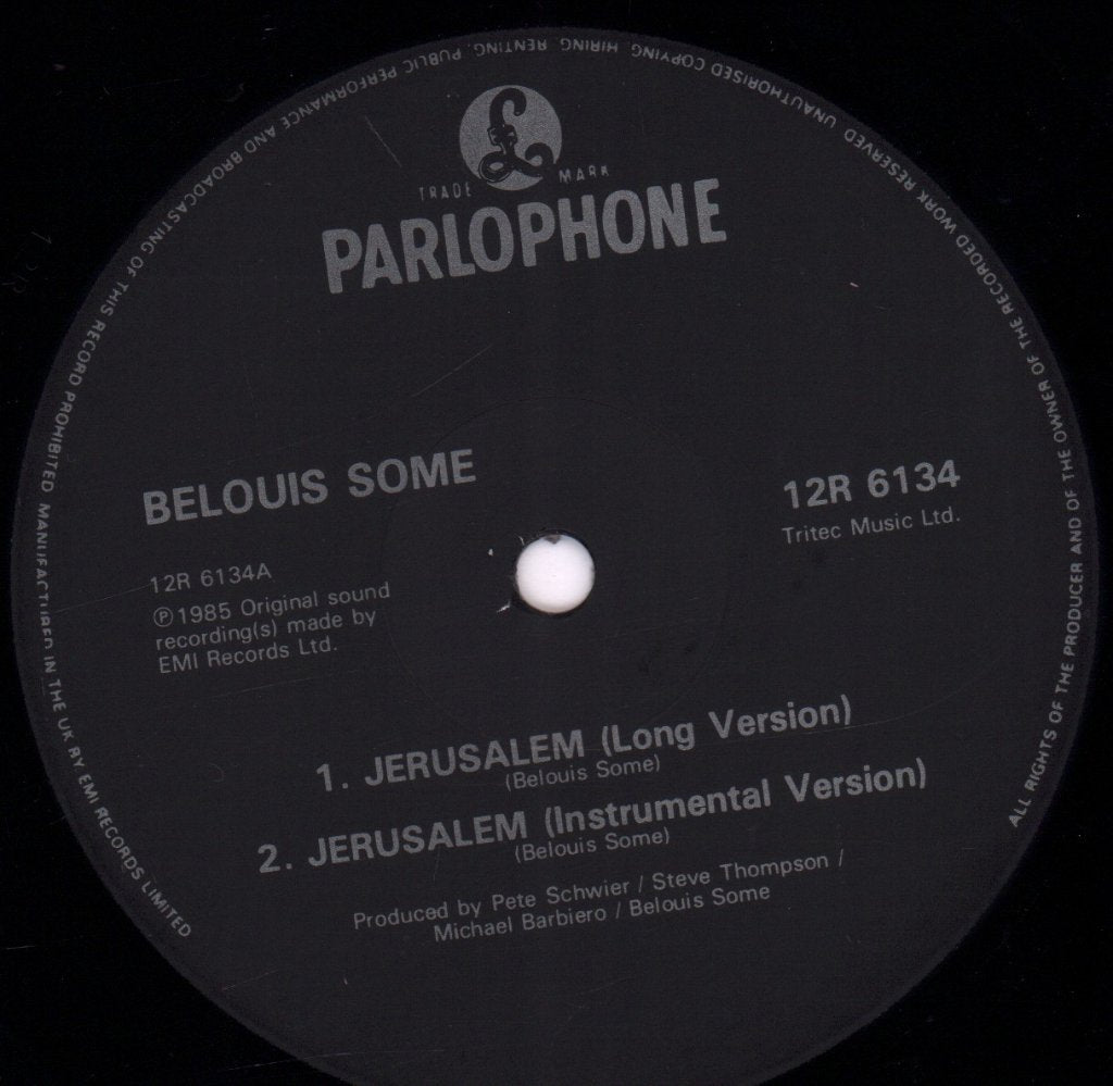 Belouis Some - Jerusalem - 12 Inch