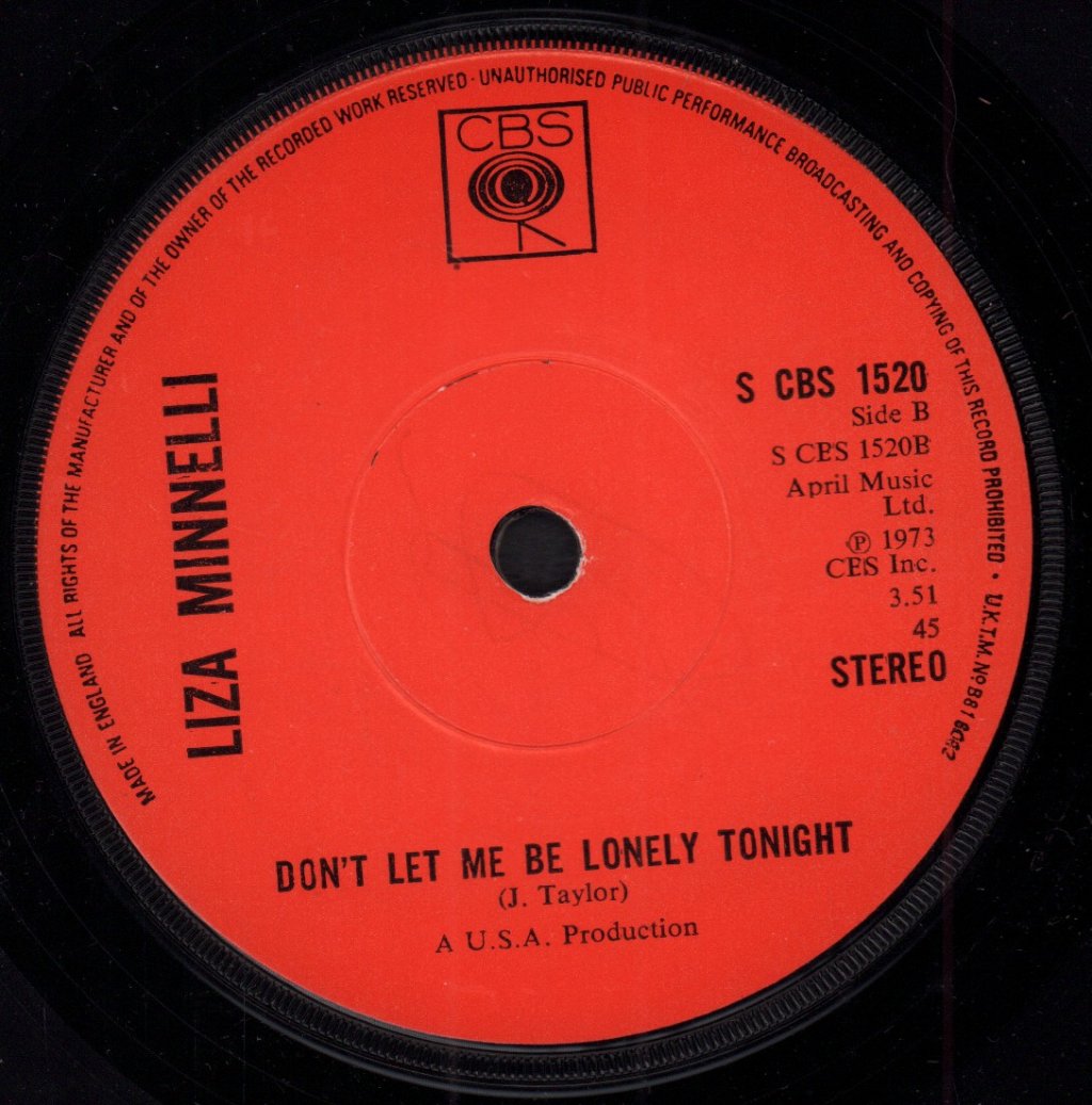 Liza Minnelli - Dancing In The Moonlight - 7 Inch