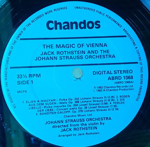 Johann Strauss Orchestra - Magic Of Vienna And Strauss - Lp