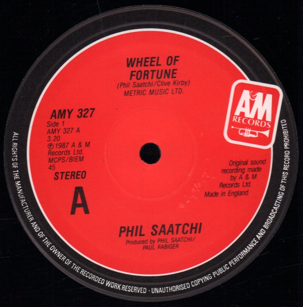 Phil Saatchi - Wheel Of Fortune - 12 Inch