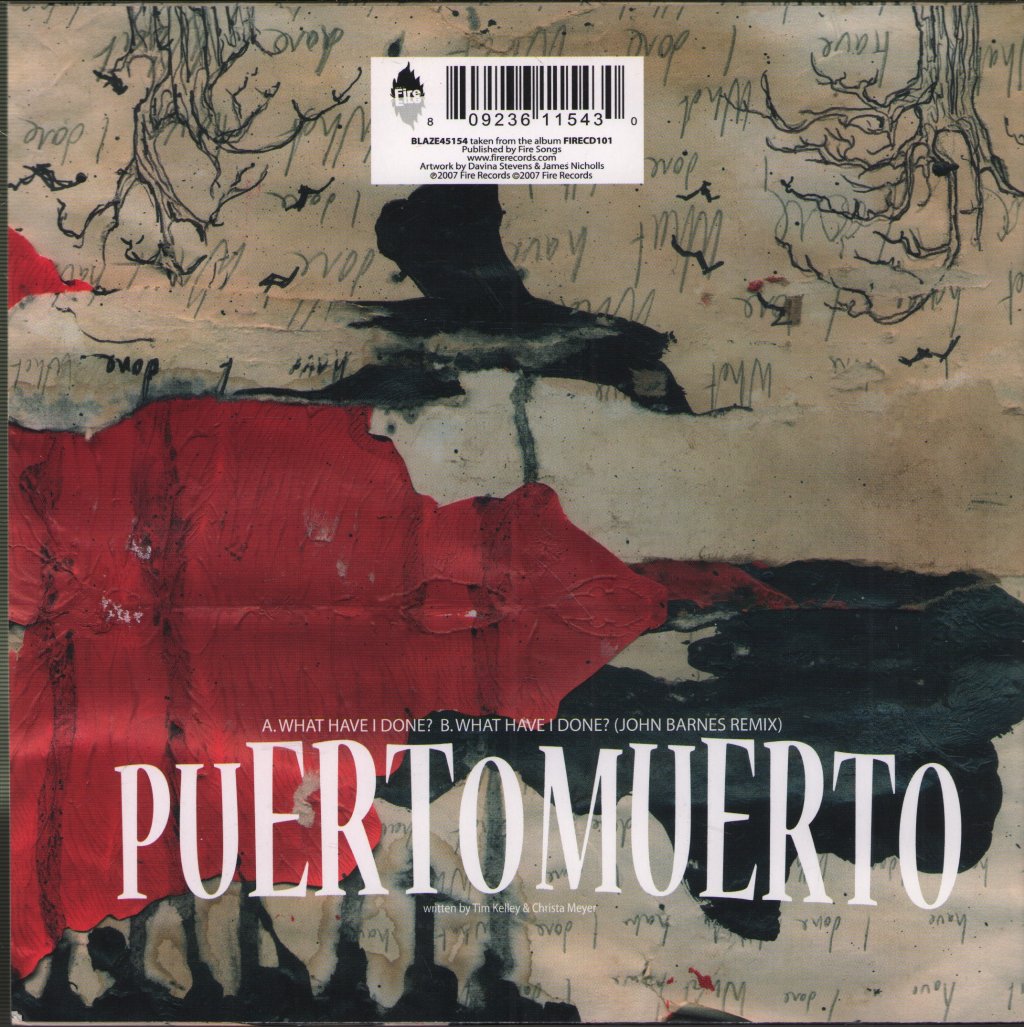 Puerto Muerto - What Have I Done - 7 Inch