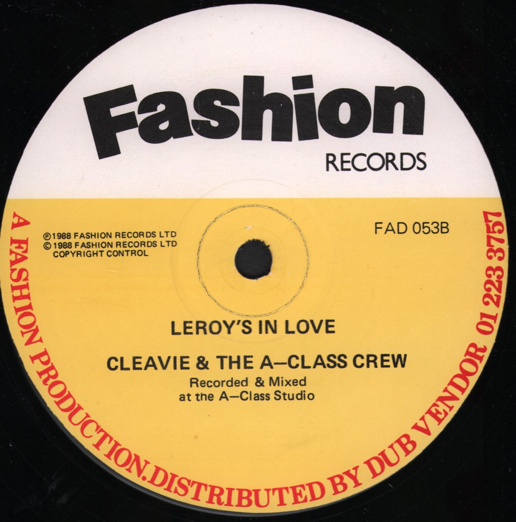 Leroy Gibbon / Cleavie & A-Class Crew - I'm In Love - 12 Inch