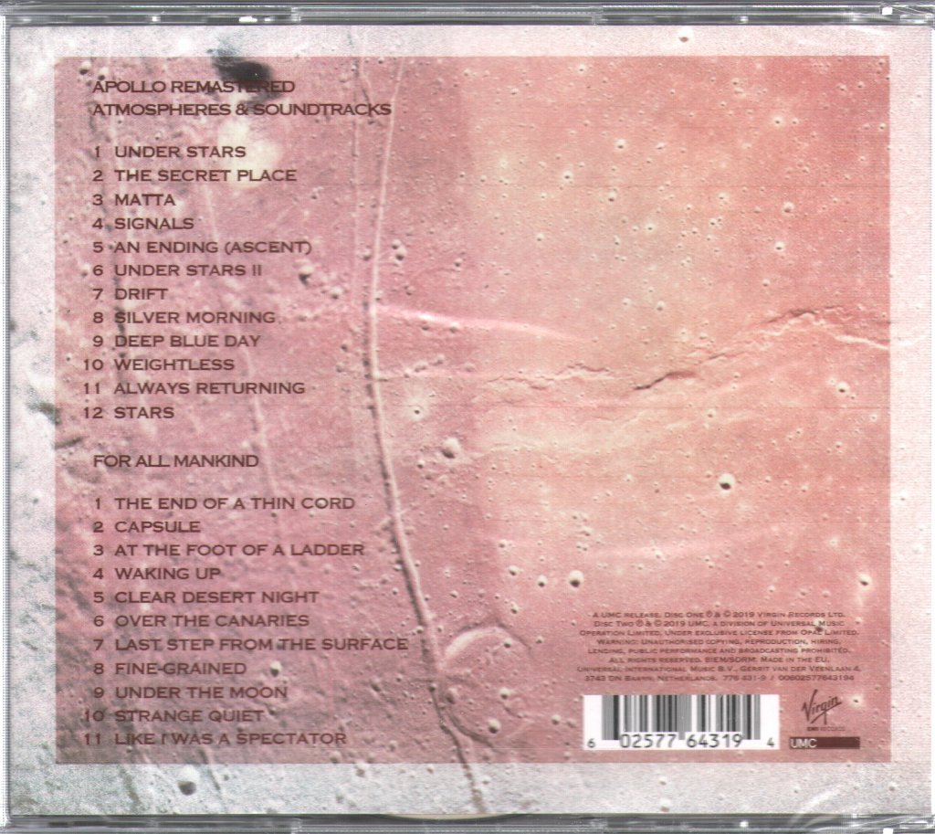 Brian Eno - Apollo: Atmospheres & Soundtracks - Cd