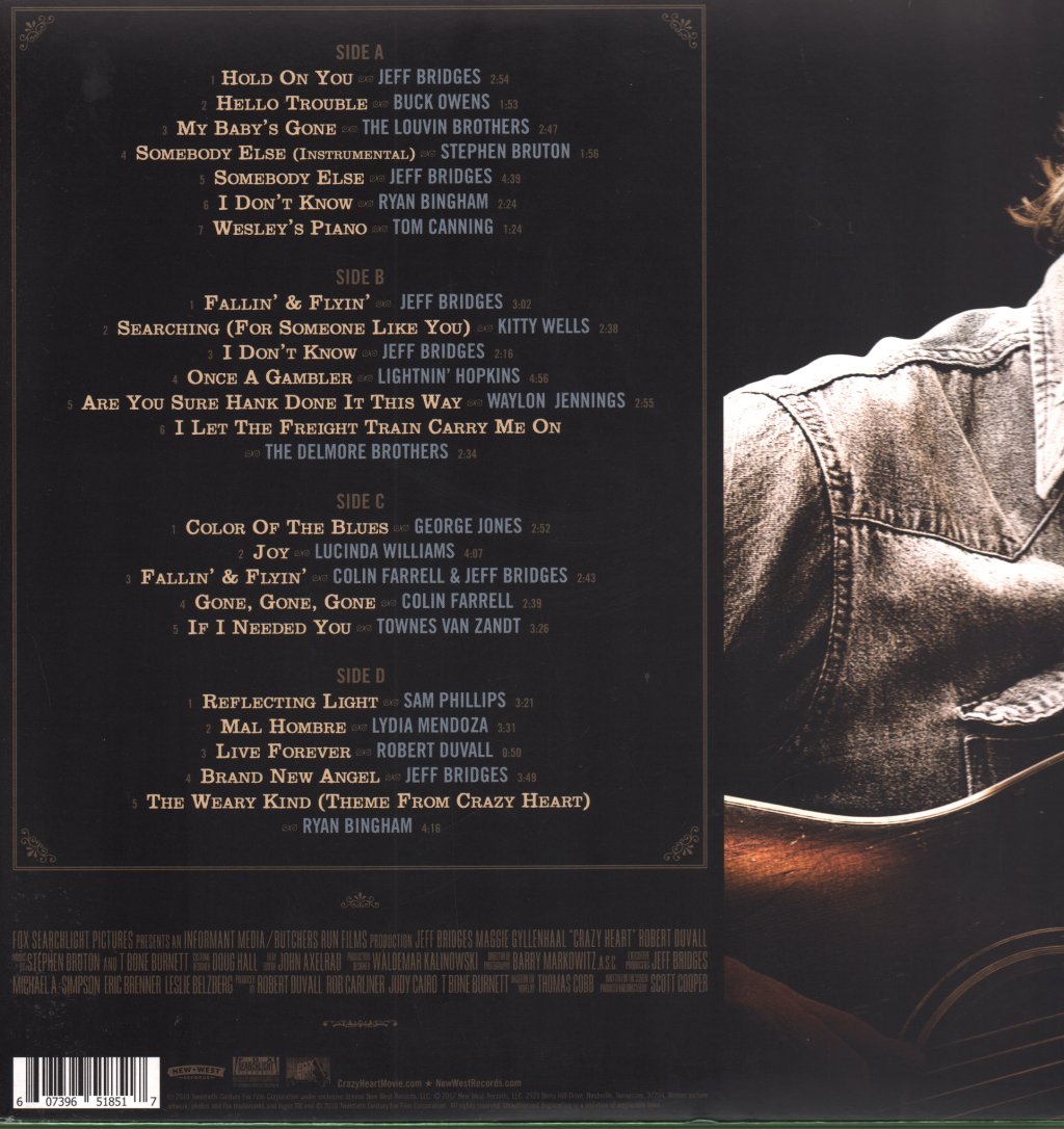 Various Artists - Crazy Heart (Original Motion Picture Soundtrack) - Double Lp