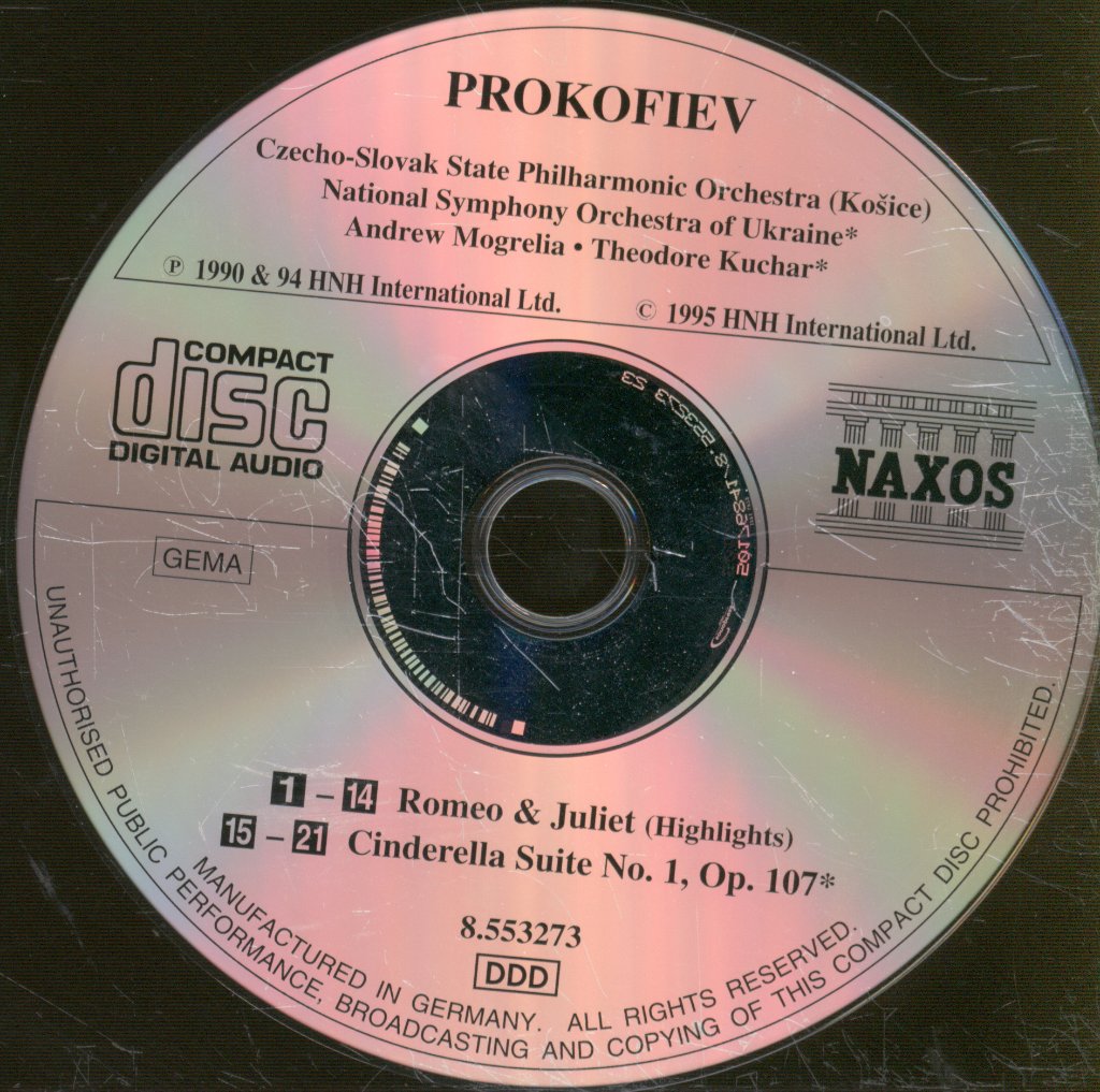Various Artists - Prokofiev - Romeo & Juliet (Highlights) • Cinderella - Cd