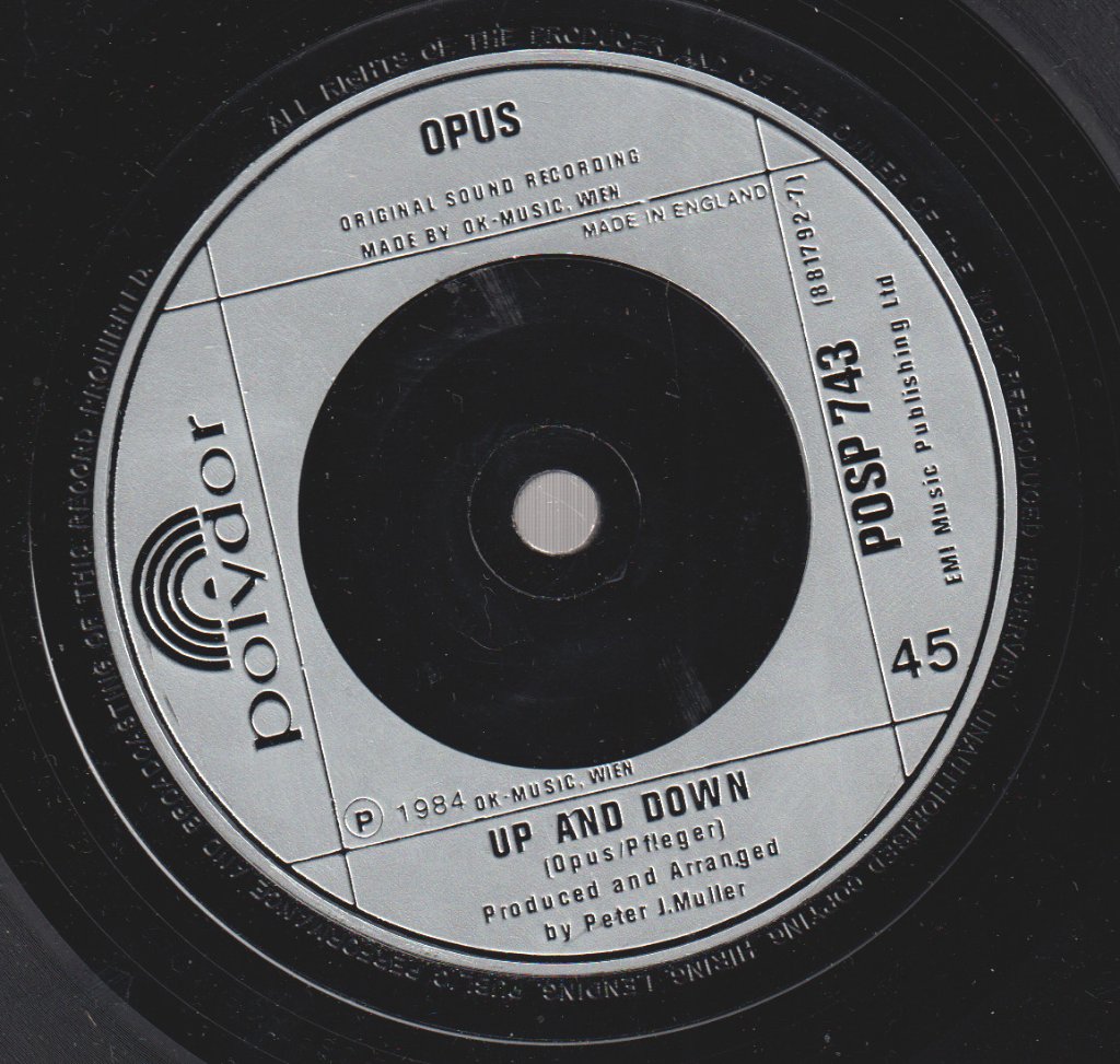 Opus - Live Is Life - 7 Inch