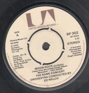 Rank Concert Orchestra - Moon Rock - 7 Inch