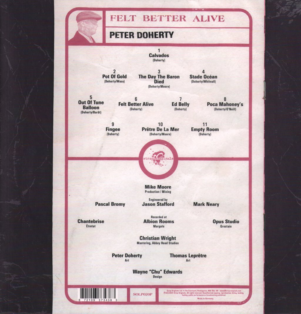 Peter Doherty - Felt Better Alive - Lp