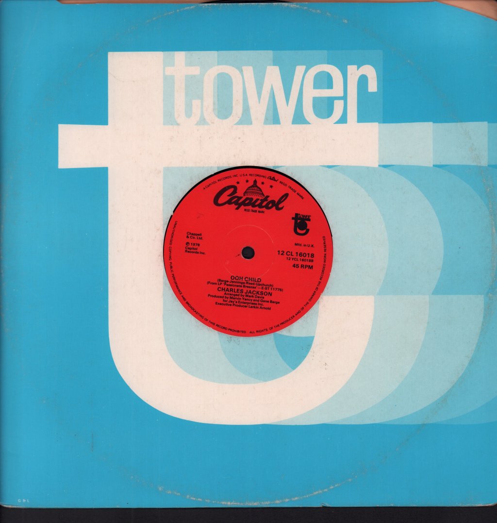 Charles Jackson - Tonight's The Night - 12 Inch