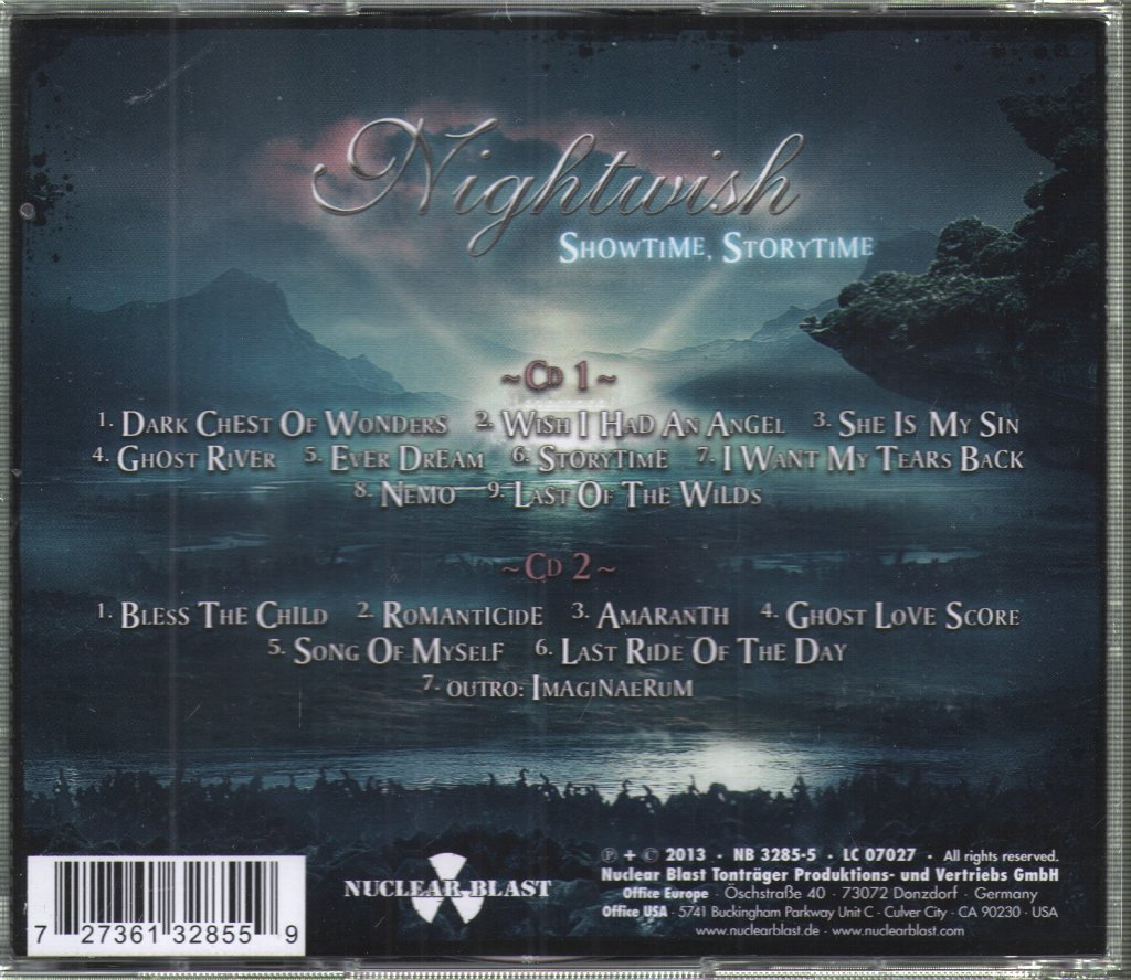 Nightwish - Showtime, Storytime - Double Cd