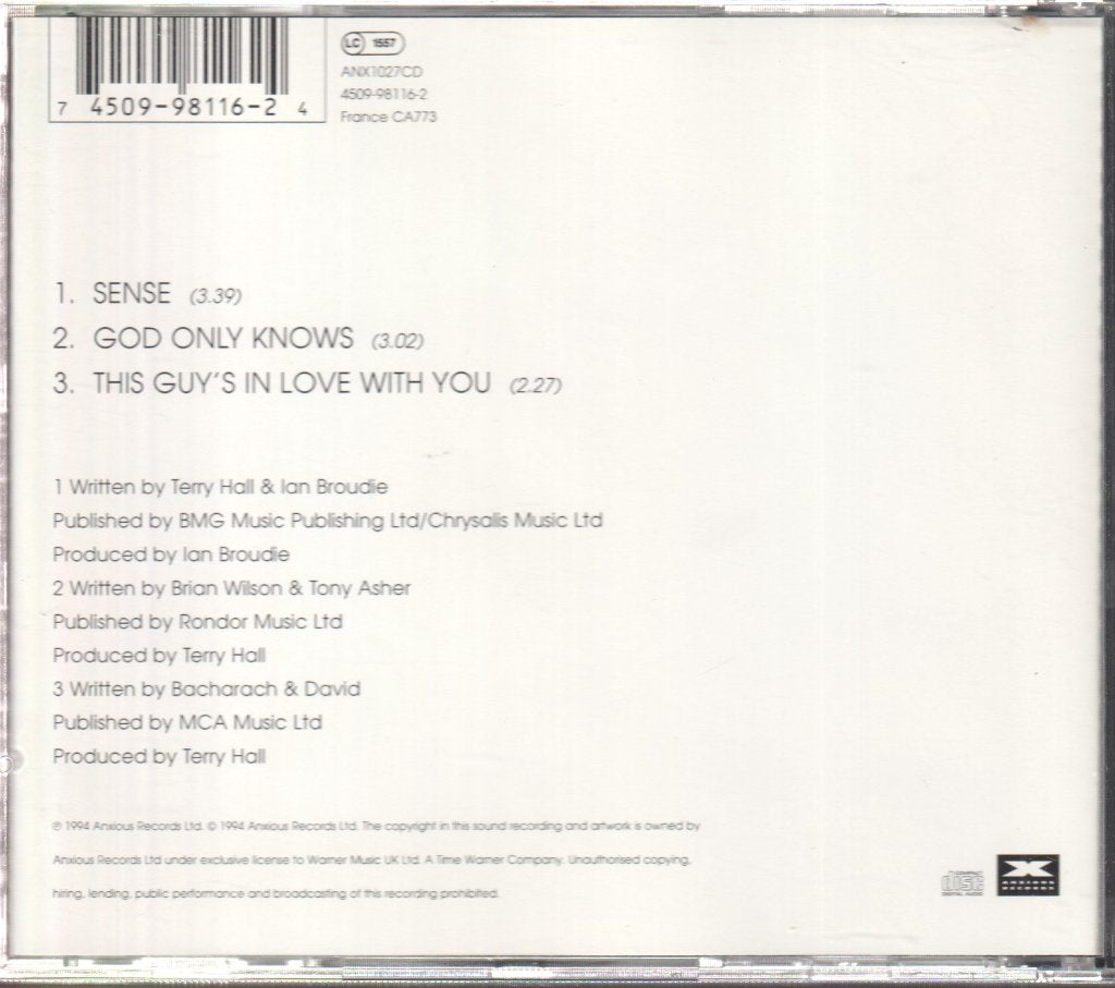 Terry Hall - Sense - Cd