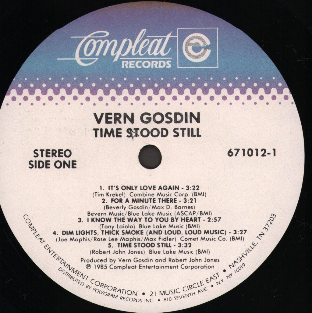 Vern Gosdin - Time Stood Still - Lp