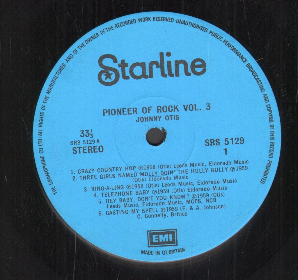 Johnny Otis - Pioneers Of Rock Vol 3 - Lp