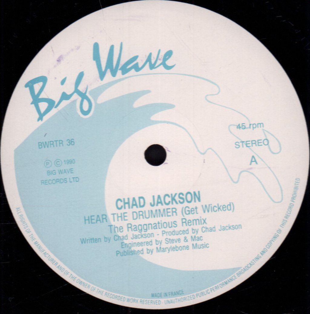 Chad Jackson - Hear The Drummer (Get Wicked) - 12 Inch