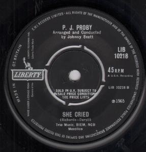 P.J. Proby - Maria - 7 Inch