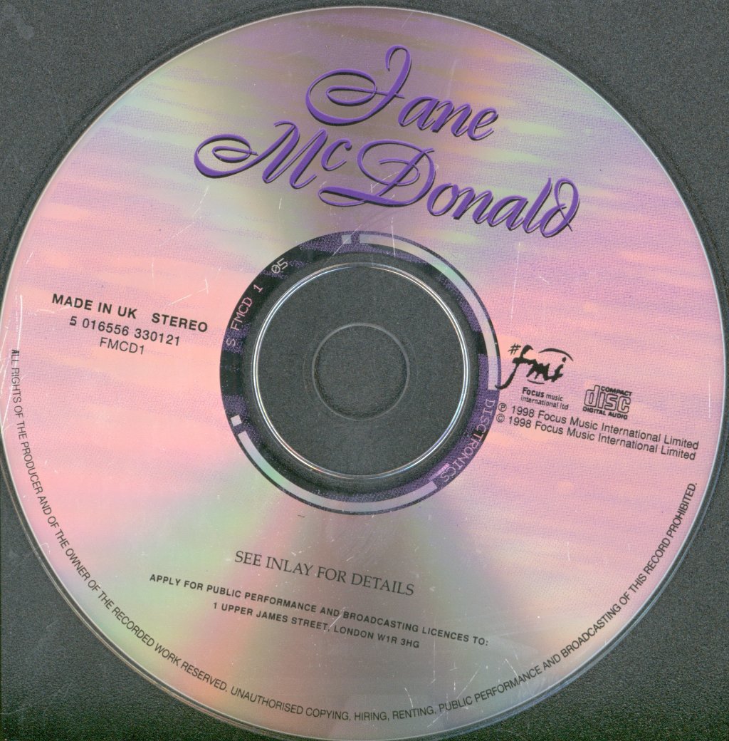 Jane Mcdonald - Jane Mcdonald - Cd