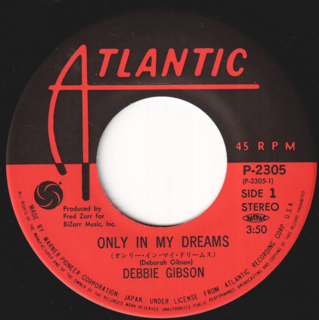 Debbie Gibson - Only In My Dreams - 7 Inch