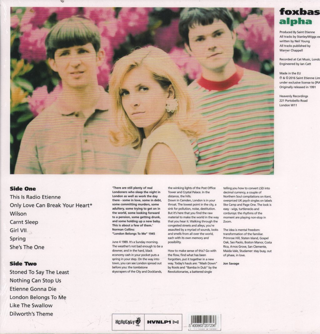 Saint Etienne - Foxbase Alpha - Lp