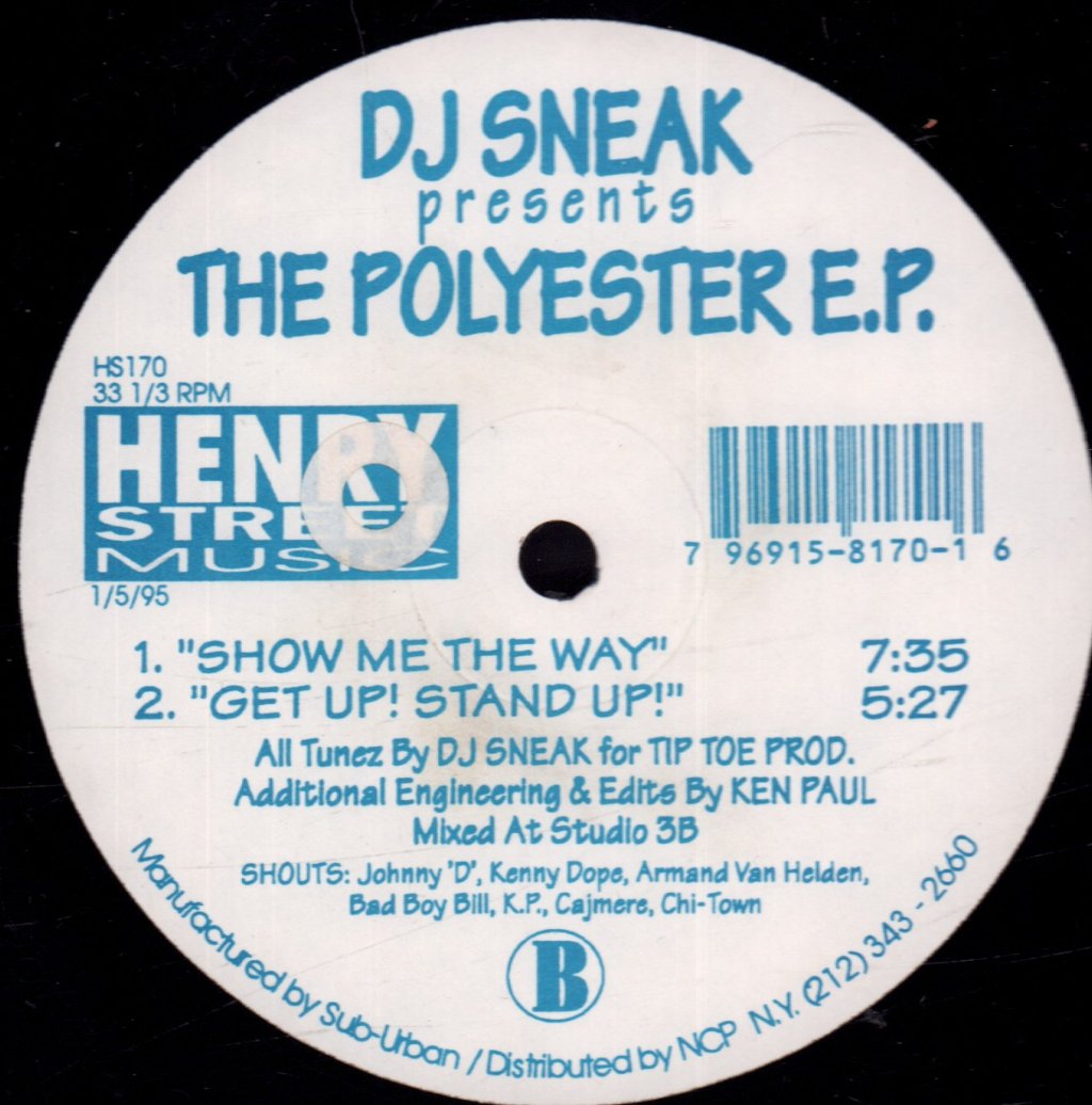 Dj Sneak - Polyester E.P. - 12 Inch