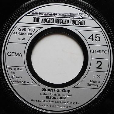 Elton John - Return To Paradise - 7 Inch