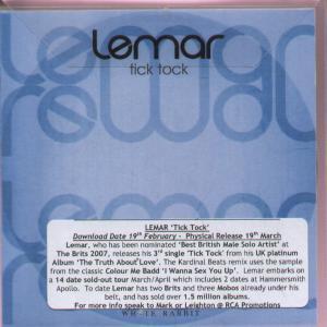 Lemar - Tick Tock - Cdr