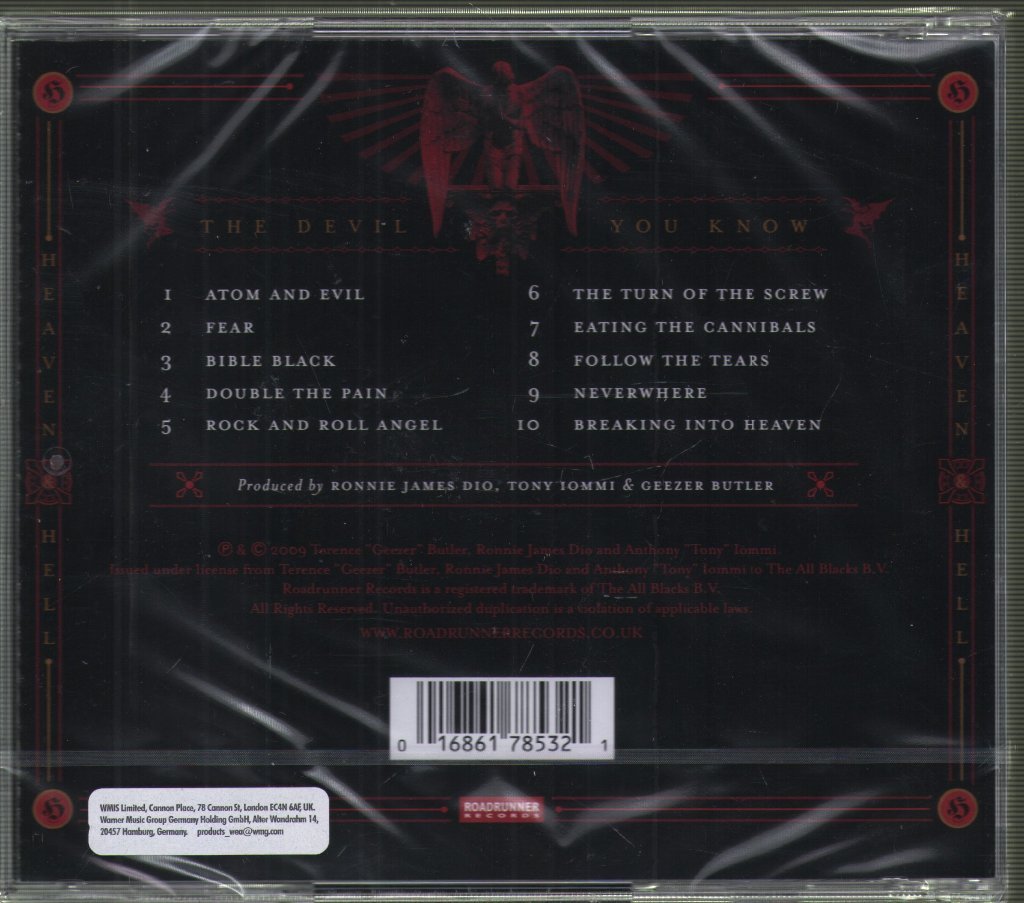 Heaven And Hell - Devil You Know - Cd
