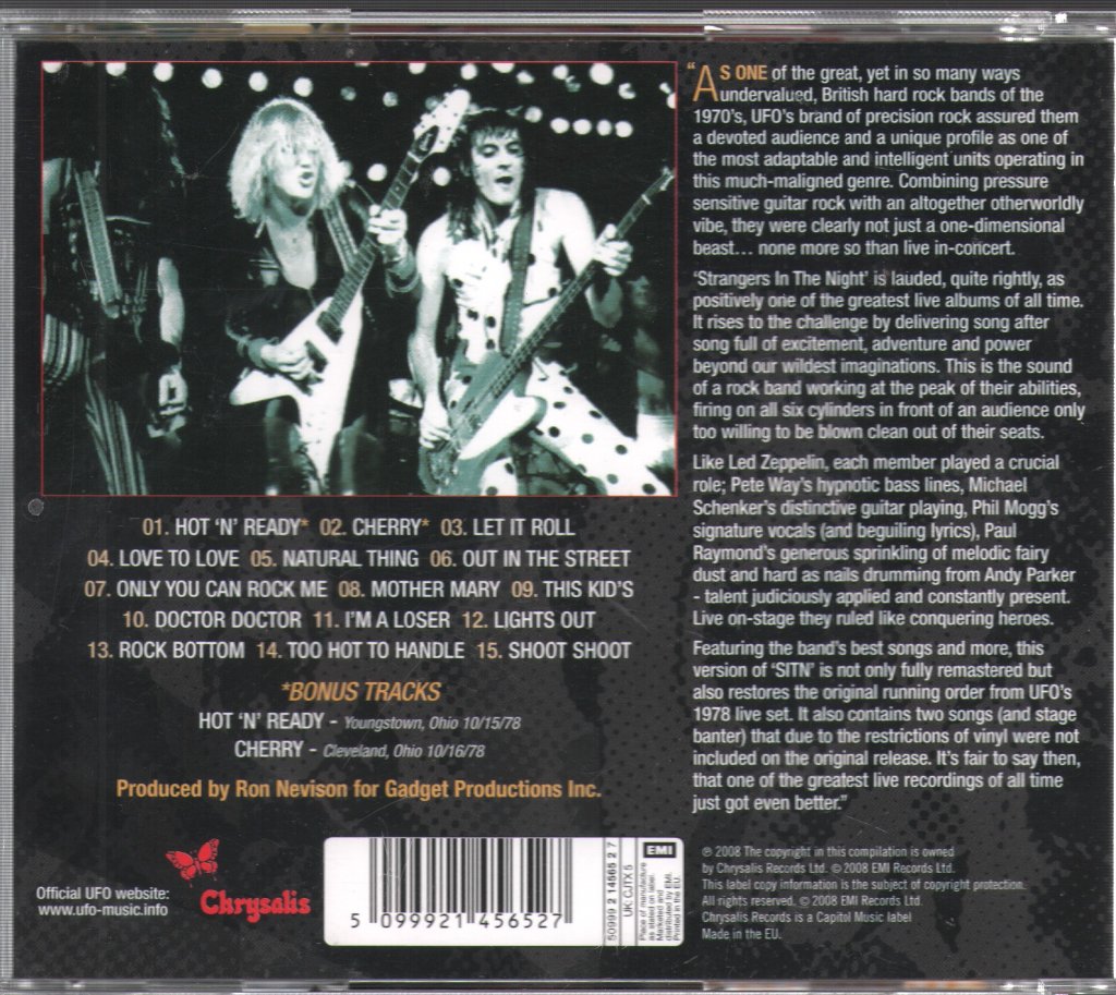 UFO - Strangers In The Night - Cd