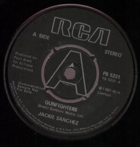 Jackie Sanchez - Gunfighters - 7 Inch