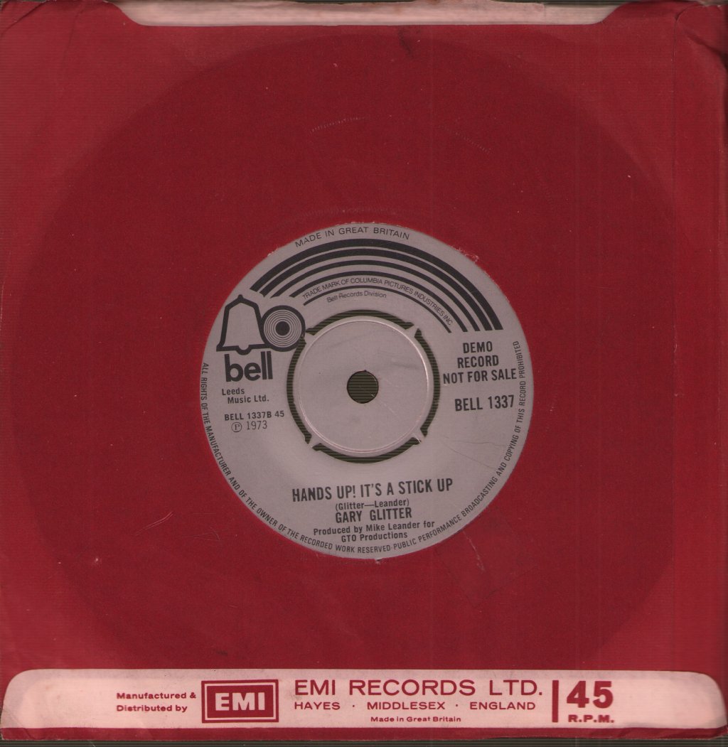 Gary Glitter - I Love You Love Me Love - 7 Inch